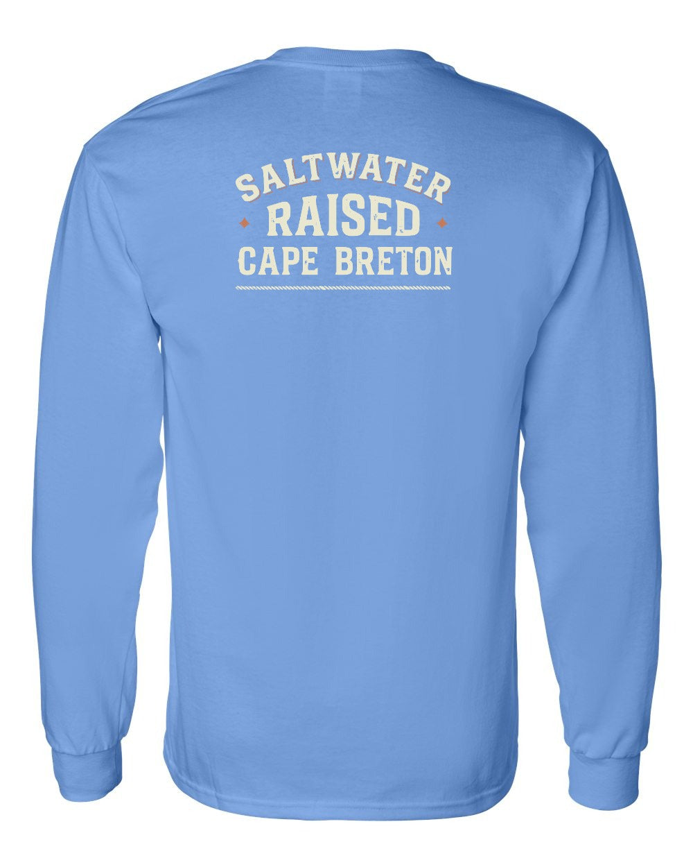 CB Saltwater Raised Sign Left Chest and Back Long Sleeve Tee - Unisex