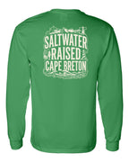 CB Saltwater Raised Folk Left Chest and Back Long Sleeve Tee - Unisex