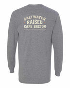 CB Saltwater Raised Sign Left Chest and Back Long Sleeve Tee - Unisex