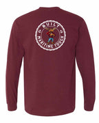 Built Maritime Tough Moose Left Chest & Back Long Sleeve Tee - Unisex