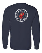 Built Maritime Tough Lobster Left Chest & Back Long Sleeve Tee - Unisex