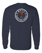 Built Maritime Tough Moose Left Chest & Back Long Sleeve Tee - Unisex
