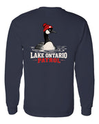 Lake Patrol Left Chest and Back Long Sleeve in Navy - back