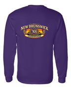 Nb Understand Left Chest and Back Long Sleeve in Purple - back
