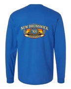 Nb Understand Left Chest and Back Long Sleeve in Royal - back