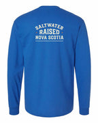 Saltwater Raised NS Sign Left Chest and Back Long Sleeve Tee - Unisex