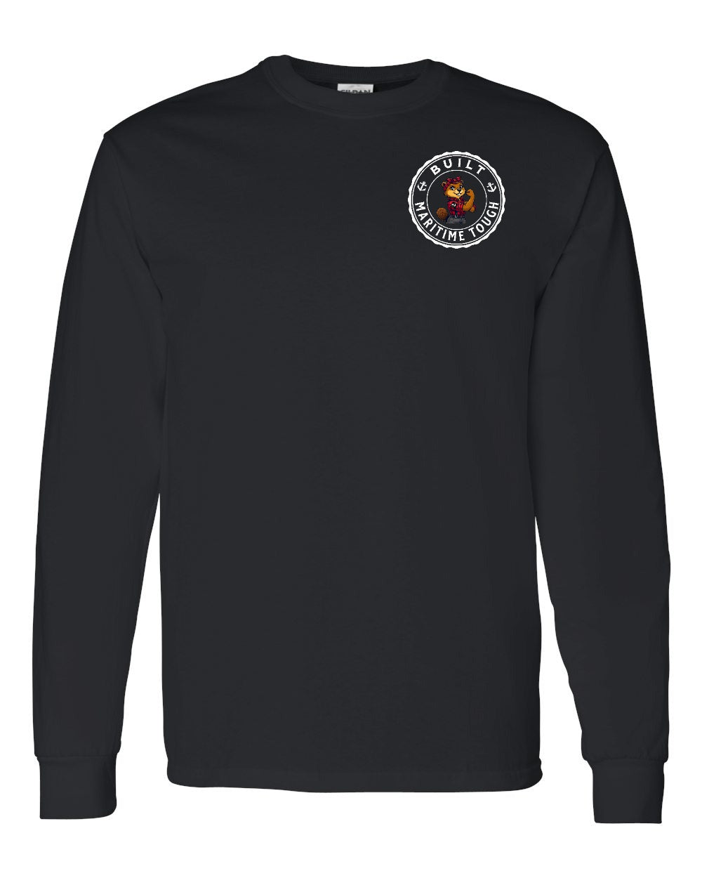 Built Maritime Tough Rosie Left Chest Long Sleeve Tee - Unisex