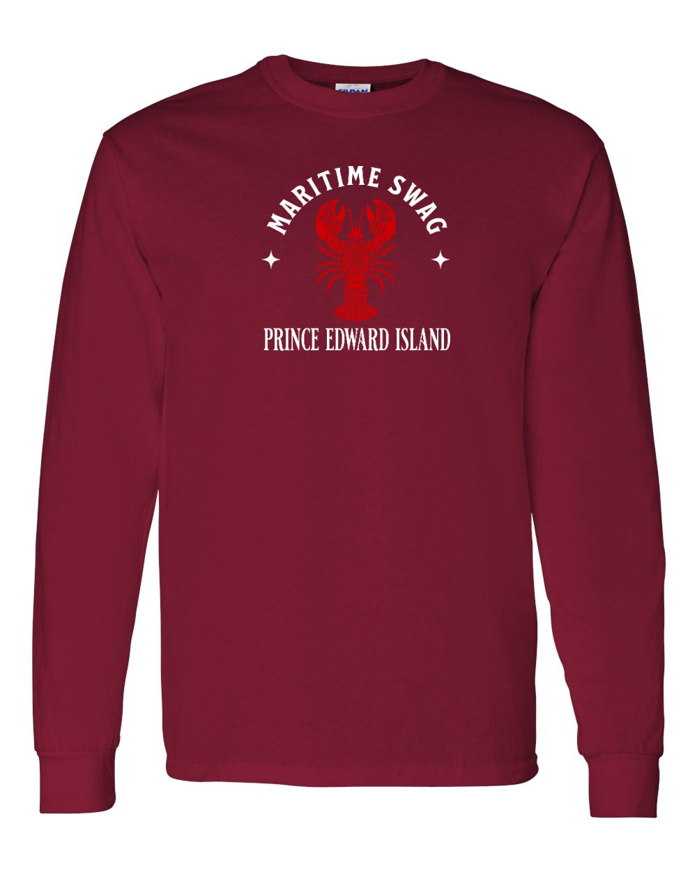 Maritime Swag PEI Mandala Red Lobster Long Sleeve Tee - Unisex