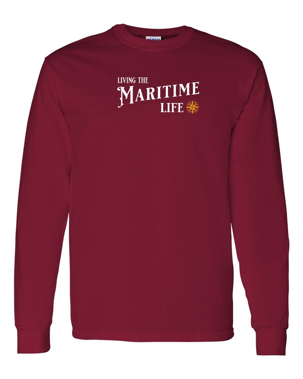 Living the Maritime life yellow compass Long Sleeve Tee - Unisex