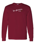 NB Girl tartan heart Long Sleeve - Unisex