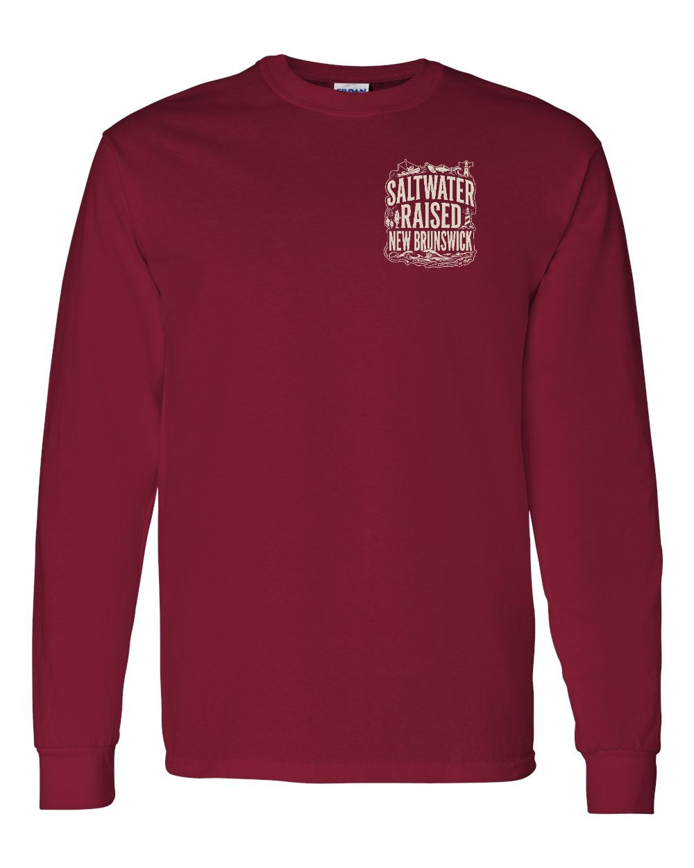 NB Saltwater Raised Folk Left Chest Long Sleeve Tee - Unisex