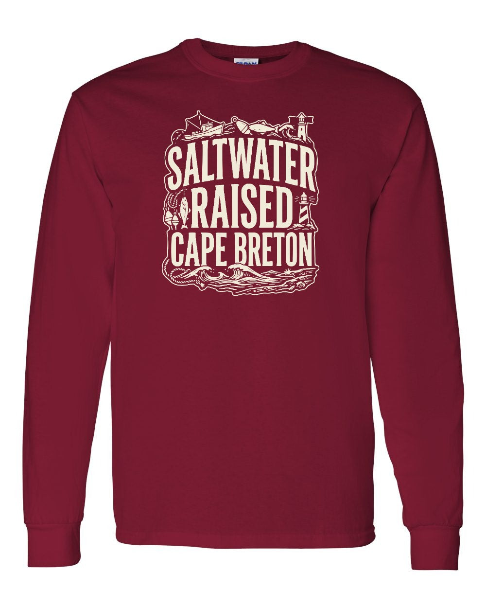 CB Saltwater Raised Folk Long Sleeve Tee - Unisex