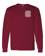 CB Saltwater Raised Folk Left Chest and Back Long Sleeve Tee - Unisex