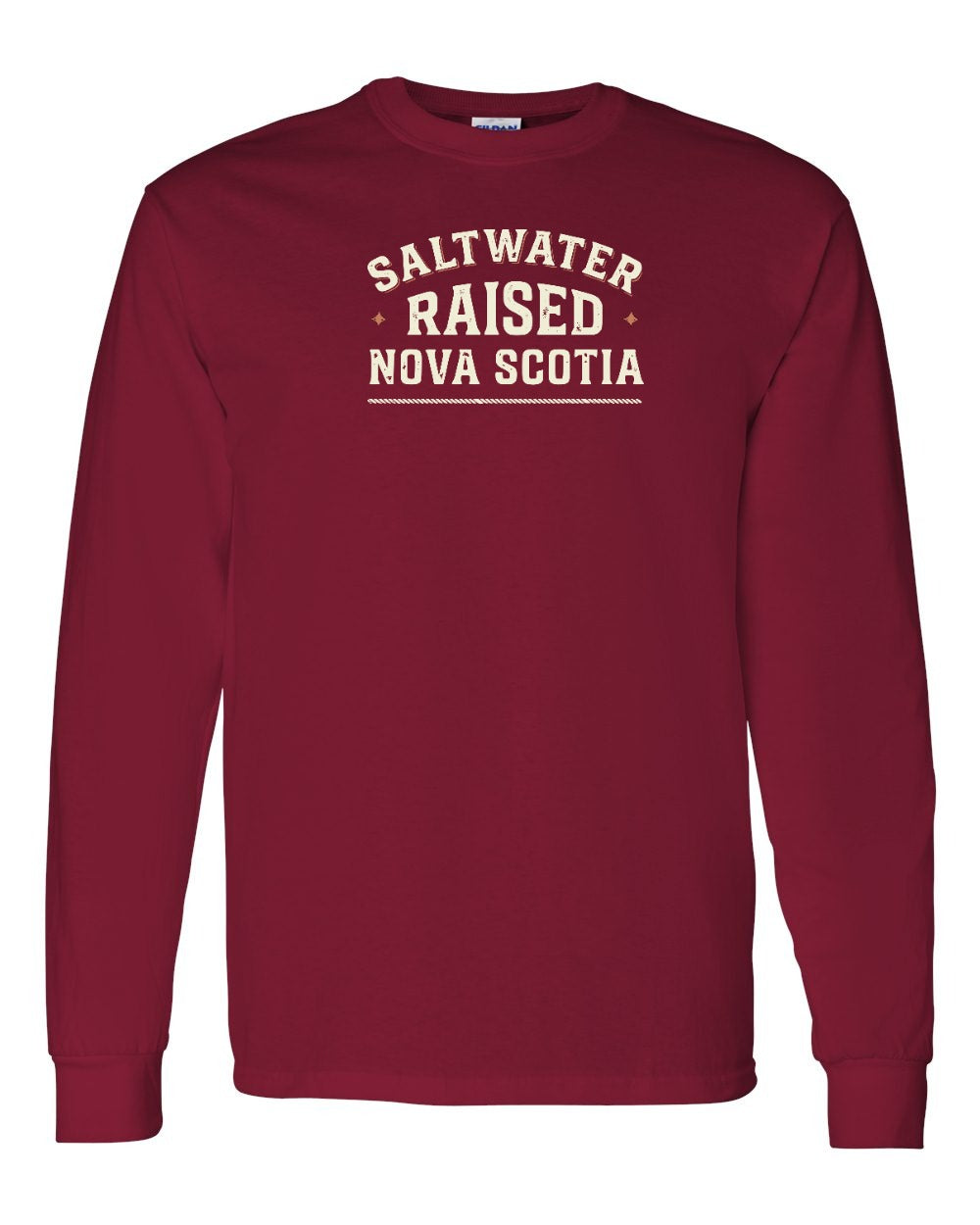 Saltwater Raised NS Sign Long Sleeve Tee - Unisex