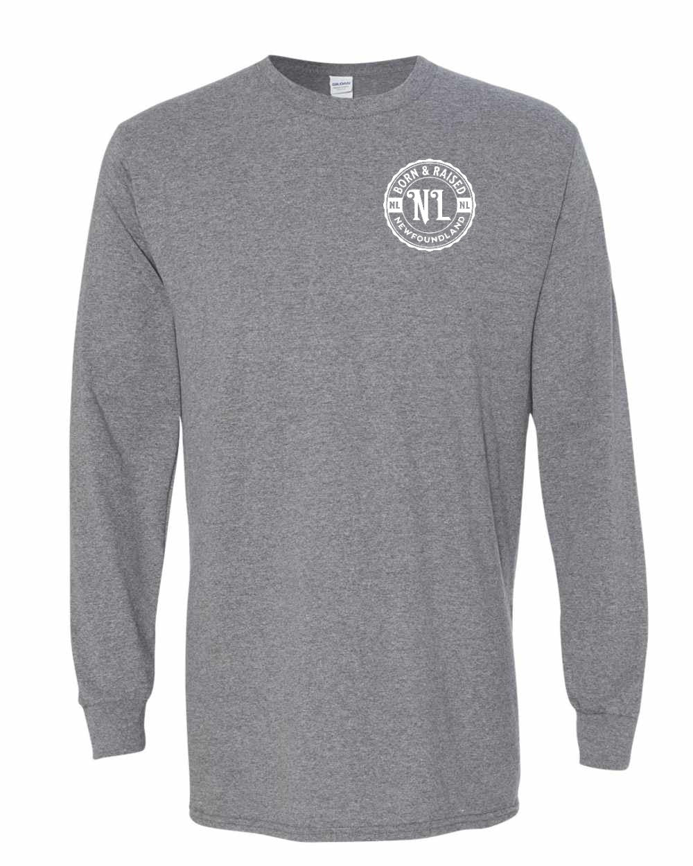 Born & Raised NL Left Chest Long Sleeve Tee - Unisex