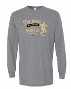 Muisic Will Continue Fiddle Long Sleeve in Graphite Heather