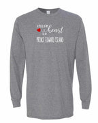 A Piece Of My Heart PEI red heart Long Sleeve Tee - Unisex