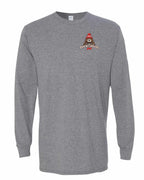 Dam Neighbours Left Chest and Back Long Sleeve in Graphite Heather