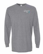 Just a PEI Guy Blue Compass Left Chest Long Sleeve Tee - Unisex
