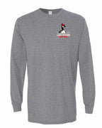 Lake Patrol Left Chest and Back Long Sleeve in Graphite Heather