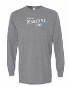 Living the Maritime life blue compass Long Sleeve Tee - Unisex