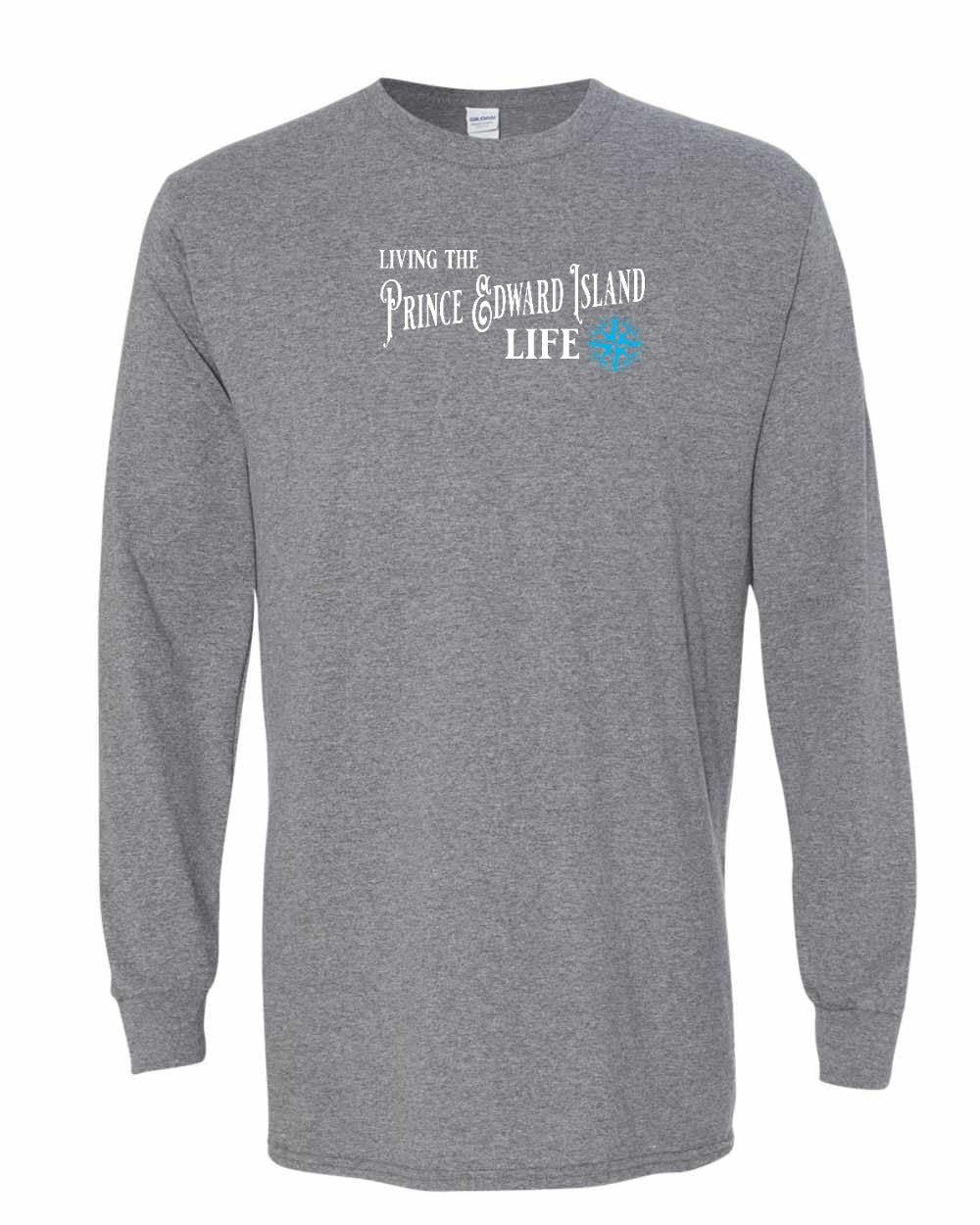 Living the PEI life blue compass Long Sleeve Tee - Unisex