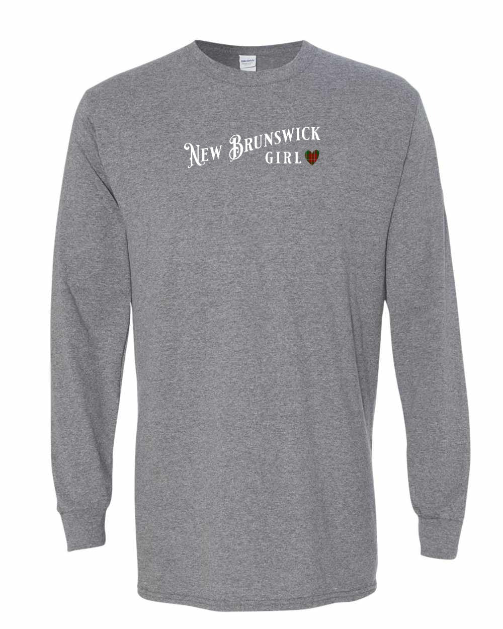 NB Girl tartan heart Long Sleeve - Unisex