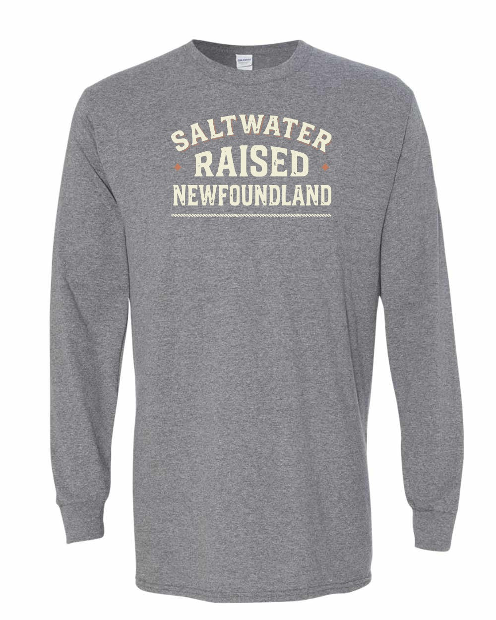 NFLD Saltwater Raised Sign Long Sleeve Tee - Unisex