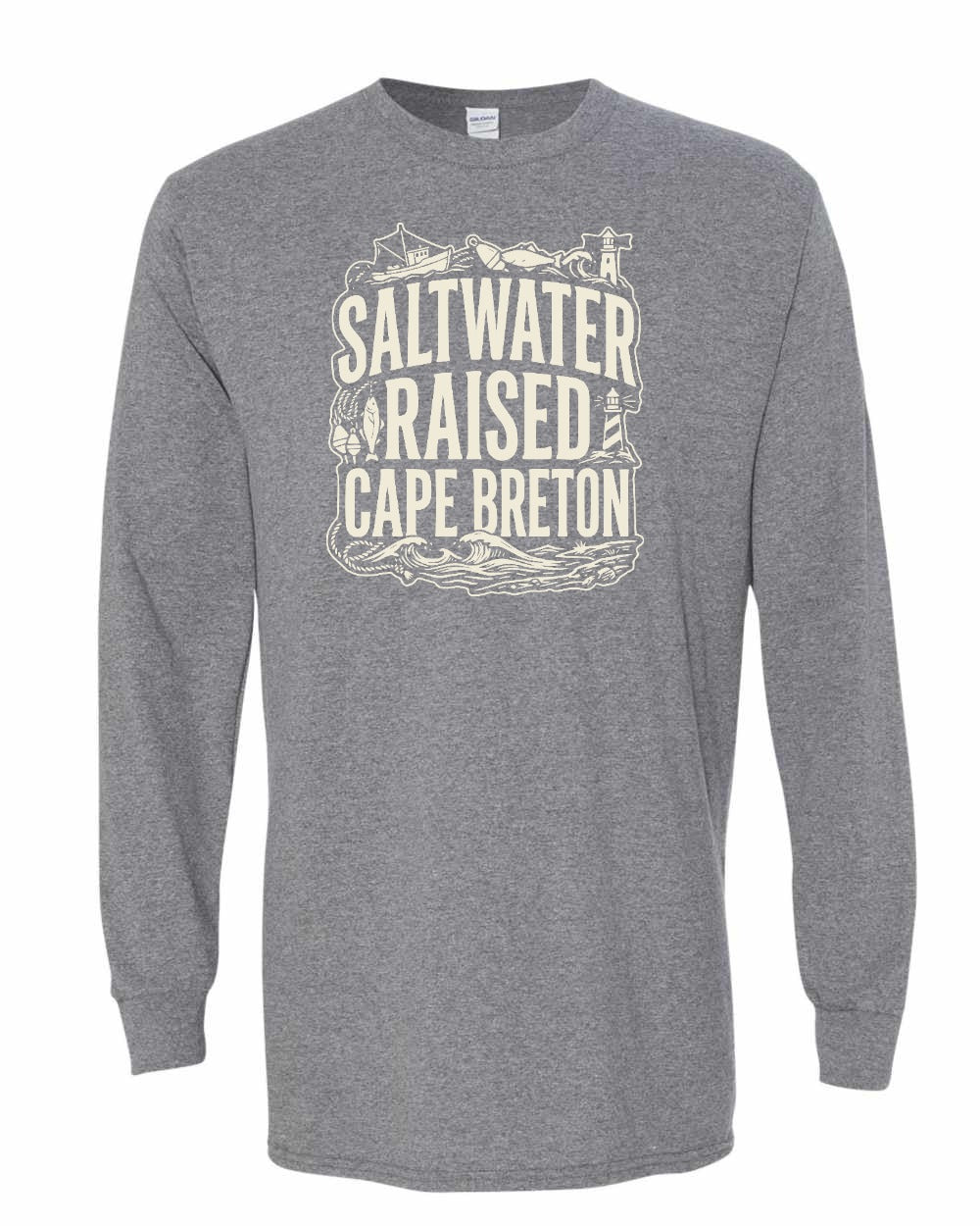 CB Saltwater Raised Folk Long Sleeve Tee - Unisex