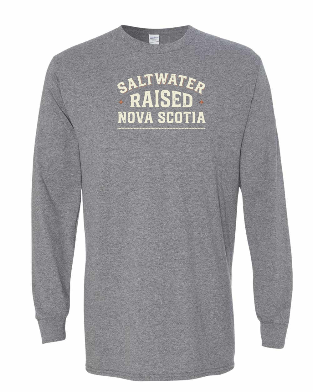 Saltwater Raised NS Sign Long Sleeve Tee - Unisex