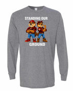 Standing Our Ground Full Front Long Sleeve in Graphite Heather