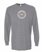Born and Raised PEI Heart Flag Long Sleeve Tee - Unisex