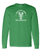 Maritime Swag PEI Mandala White Lobster Long Sleeve Tee - Unisex