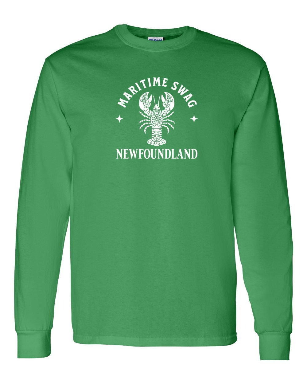 Maritime swag NFLD Mandala White Lobster Long Sleeve Tee - Unisex