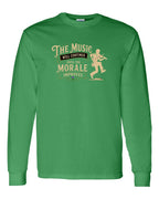 Muisic Will Continue Fiddle Long Sleeve in Irish Green