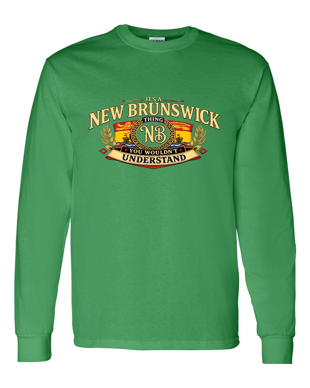 Nb Understand Full Front Long Sleeve in Irish Green