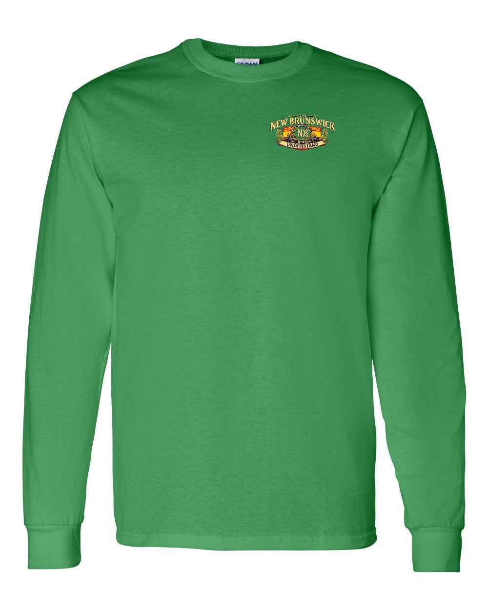 Nb Understand Left Chest and Back Long Sleeve in Irish Green