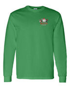 We Tried Nice New Left Chest and Back Long Sleeve in Irish Green