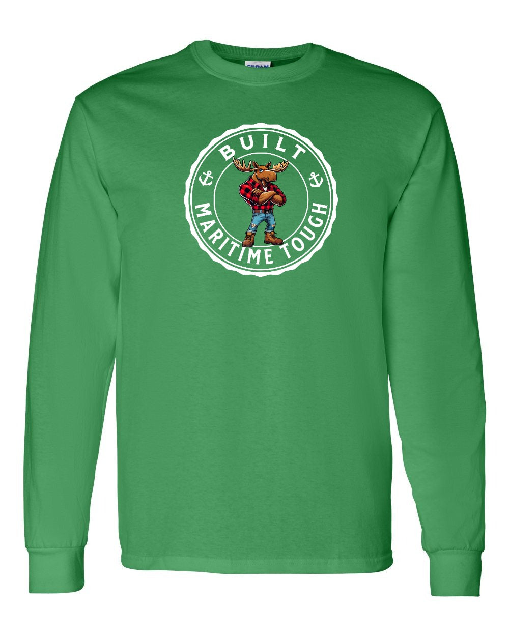 Built Maritime Tough Moose Long Sleeve Tee - Unisex