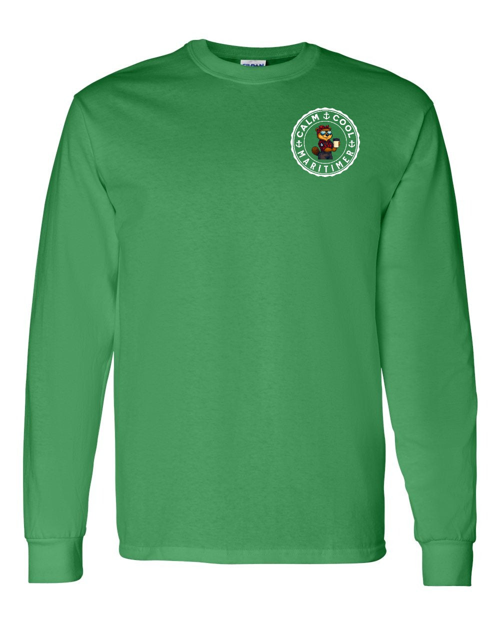 Calm Cool Maritimer Rosie Left Chest Long Sleeve Tee - Unisex