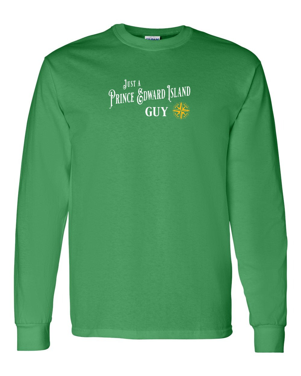 Just a PEI Guy Yellow Compass Long Sleeve Tee - Unisex