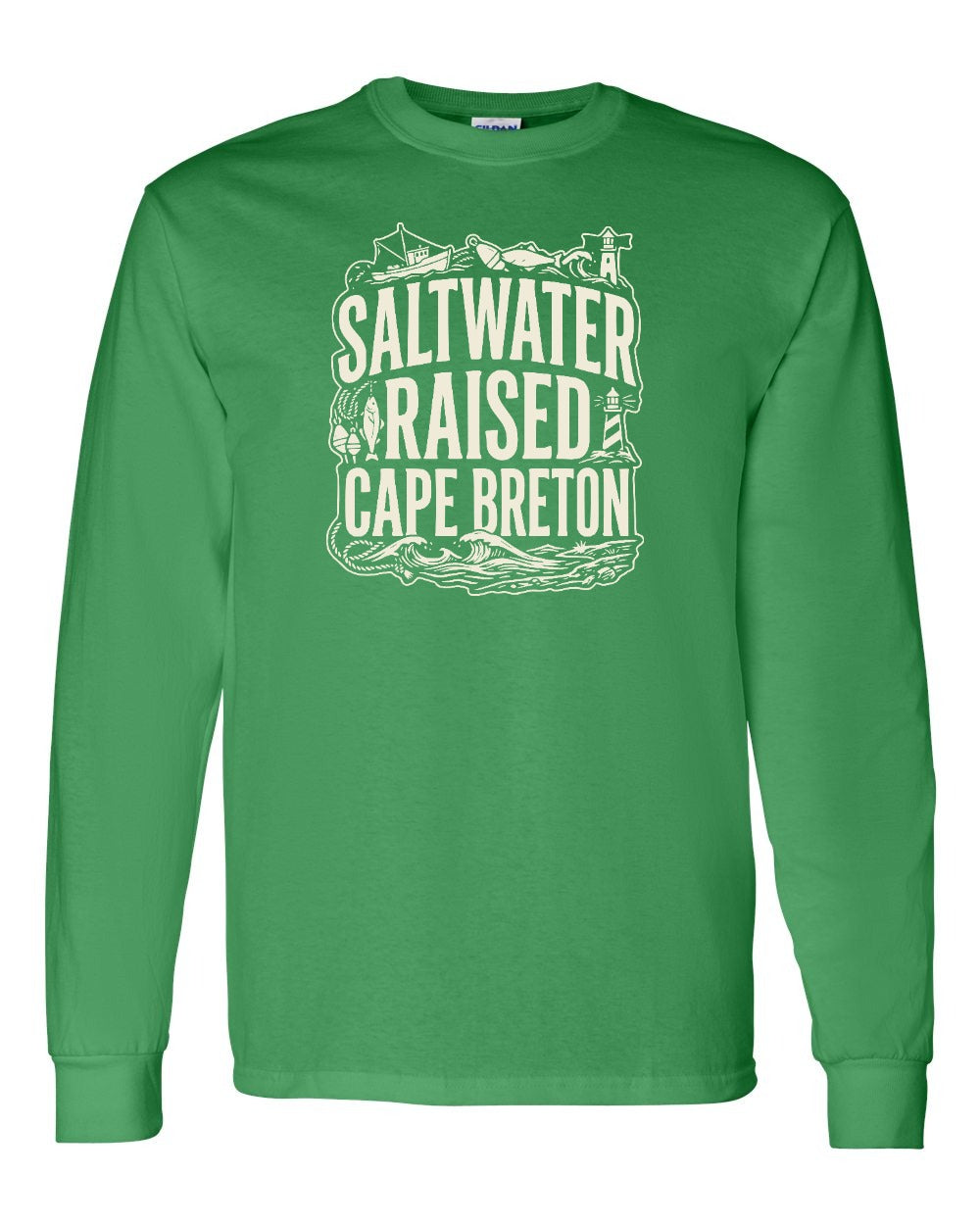 CB Saltwater Raised Folk Long Sleeve Tee - Unisex