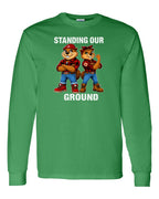 Standing Our Ground Full Front Long Sleeve in Irish Green