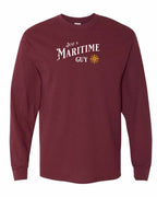 Just a Maritime Guy Yellow Compass Long Sleeve Tee - Unisex