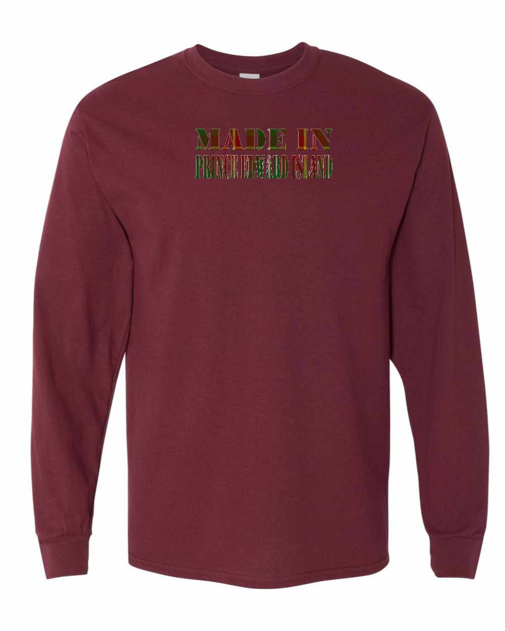 Made In PEI tartan Long Sleeve Tee - Unisex