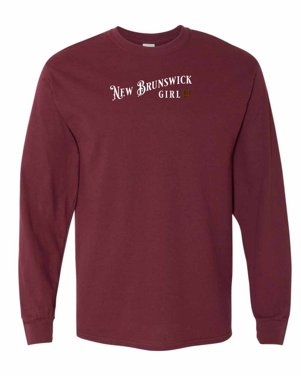 NB Girl tartan heart Long Sleeve - Unisex