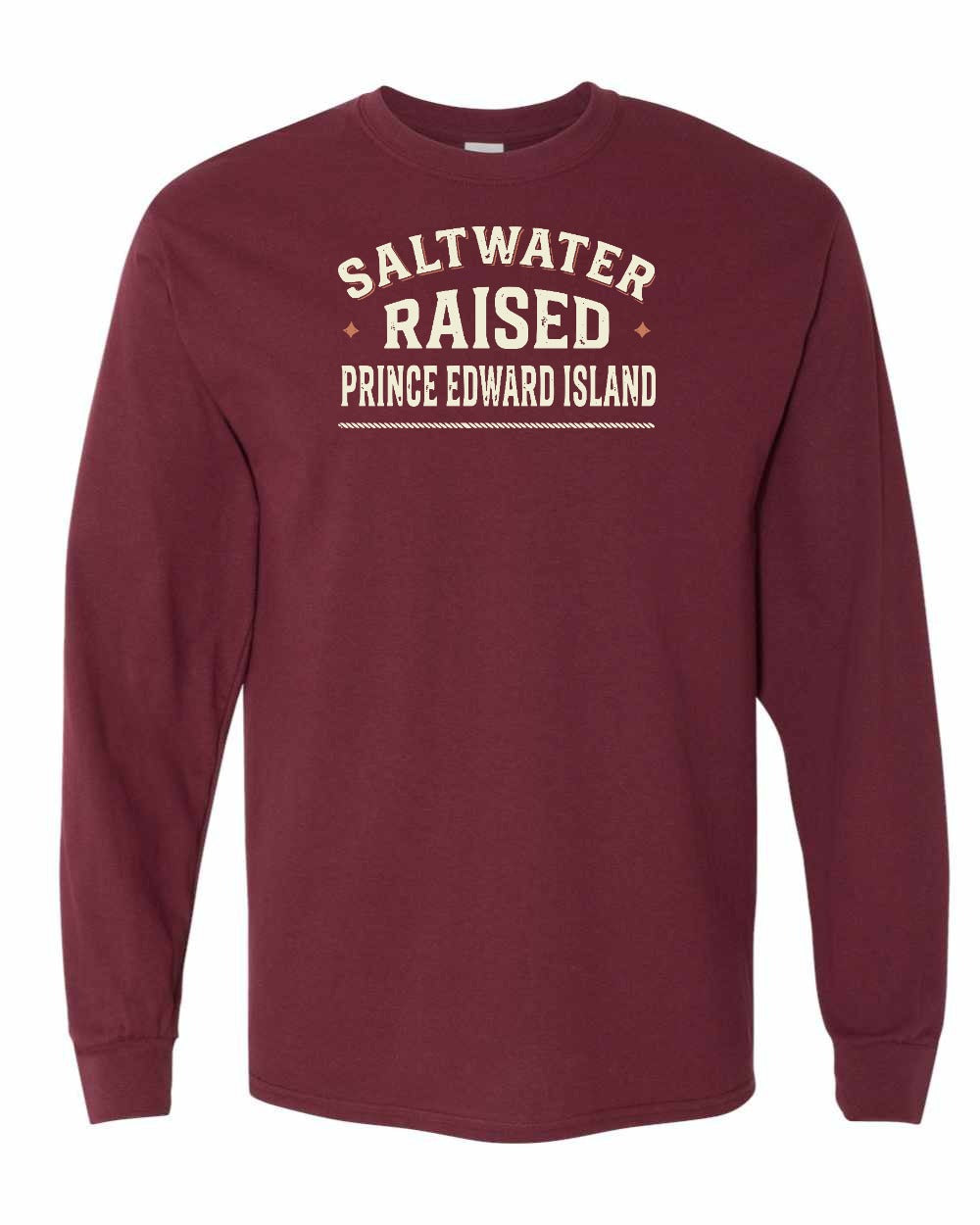 PEI Saltwater Raised Sign Long Sleeve Tee - Unisex