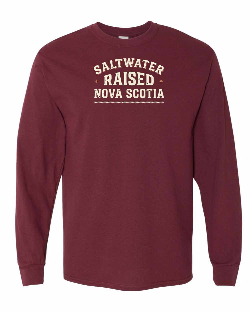 Saltwater Raised NS Sign Long Sleeve Tee - Unisex