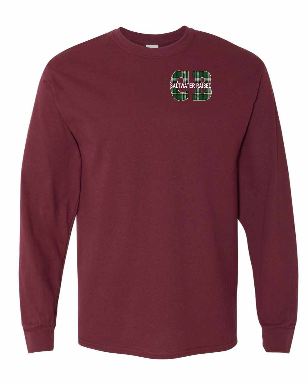 Saltwater Raised CB Left Chest Long Sleeve Tee - Unisex
