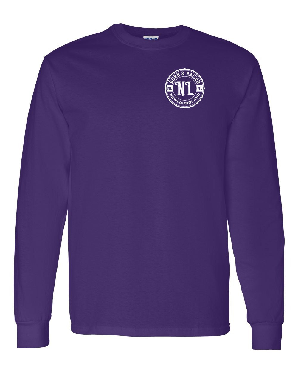 Born & Raised NL Left Chest Long Sleeve Tee - Unisex
